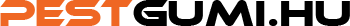 Pestgumi logó